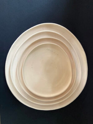 Prato 2 raso borda recortada